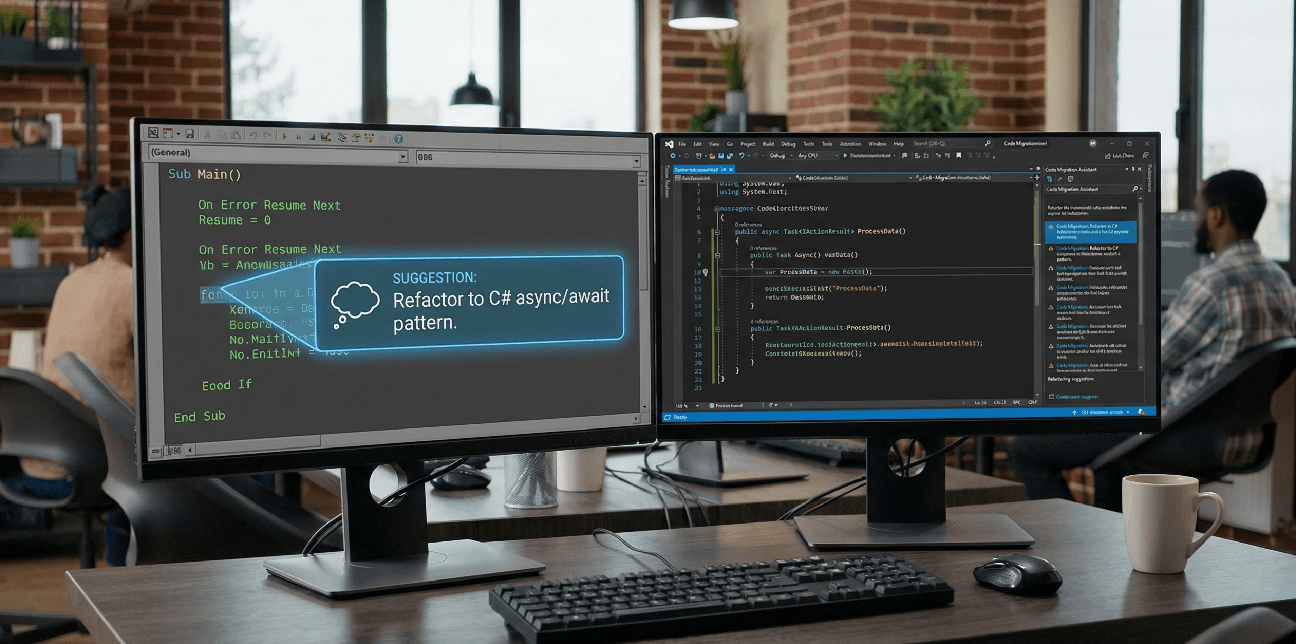 Legacy application modernisation workspace