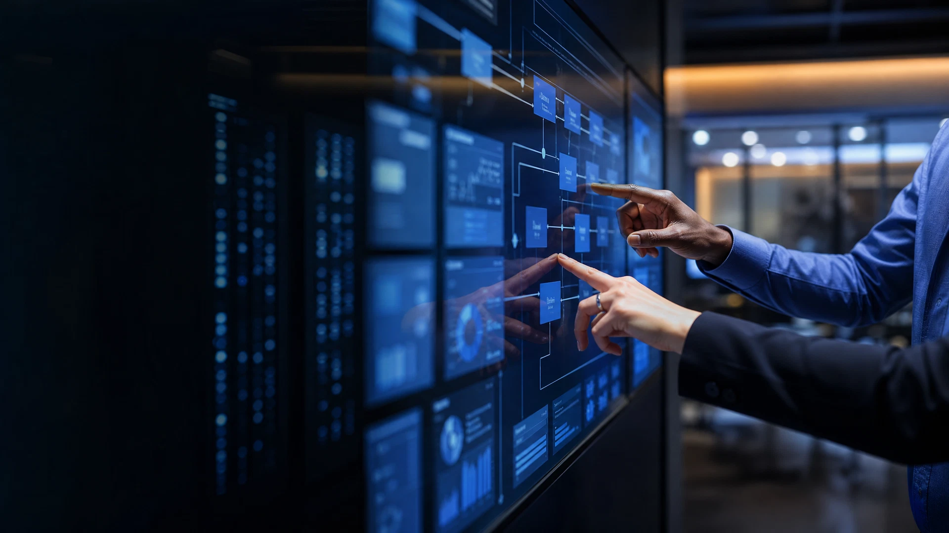 Enterprise delivery environment with interactive data systems